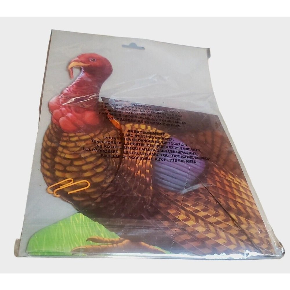 Tissue Paper Turkey Centerpiece For Thanksgiving Party 1 piece 13 inch - Picture 3 of 4